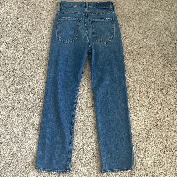 MOTHER High Waisted Rider Ankle Running With Scissors Size 24 - Picture 3 of 7